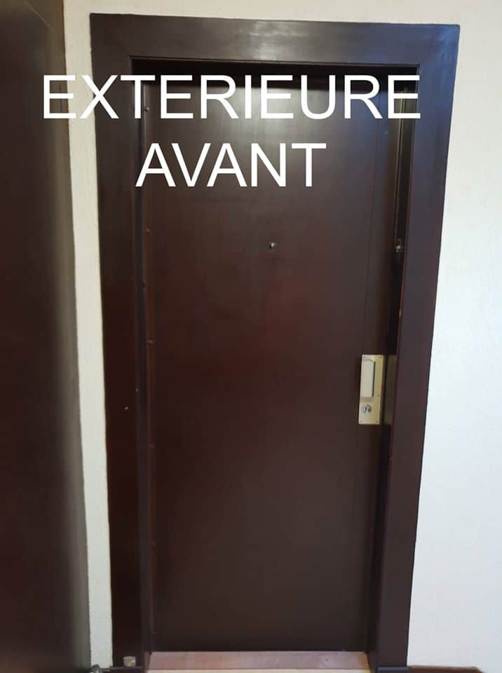 Porte vue extérieur avant travaux