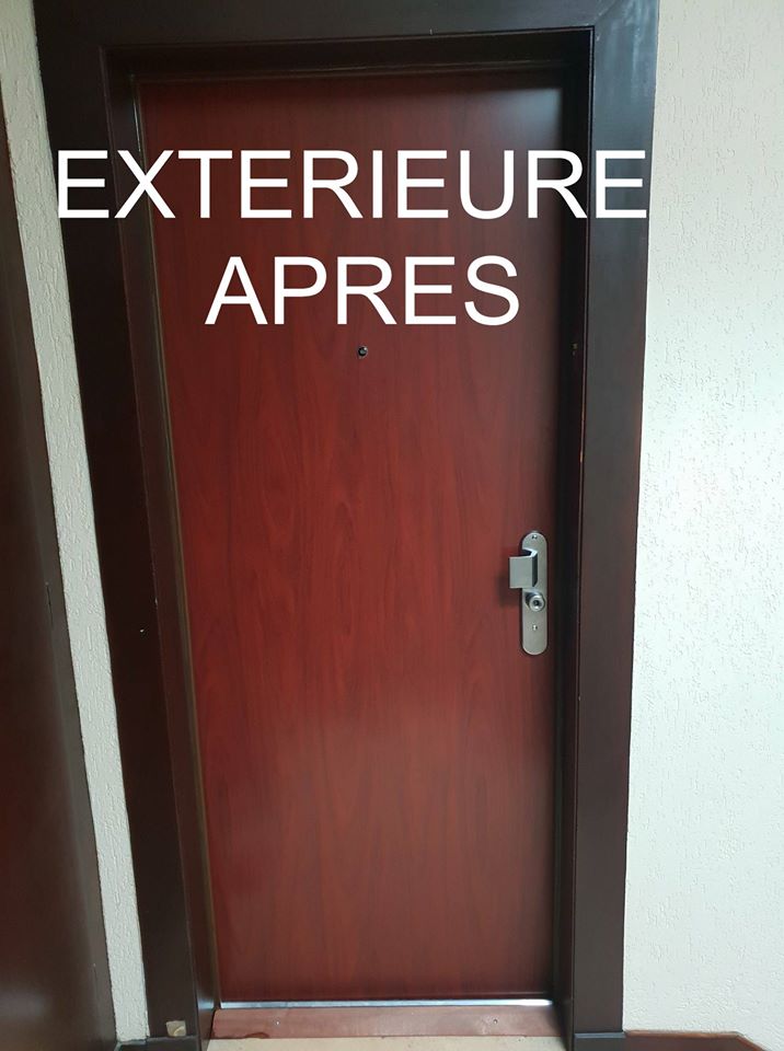 Porte vue extérieur après travaux