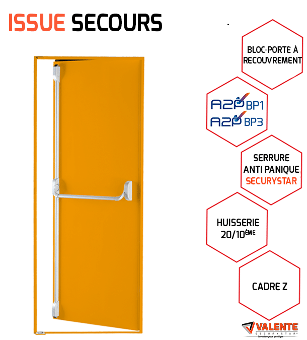 porte issue de secours